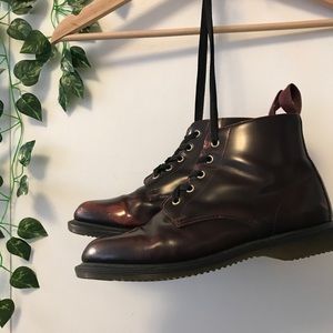 Red Dr. Martens boots, Emmeline